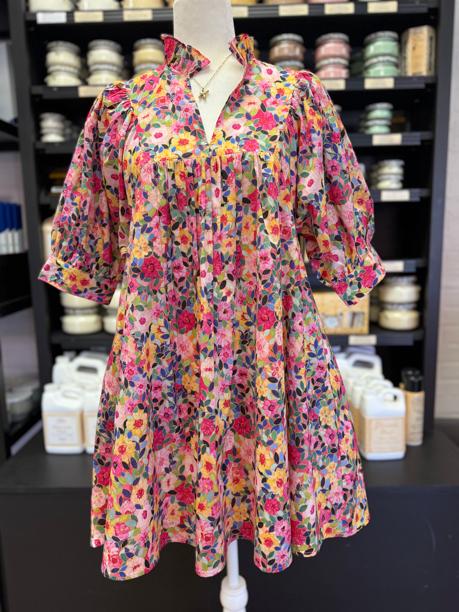 Multi Flower Dress