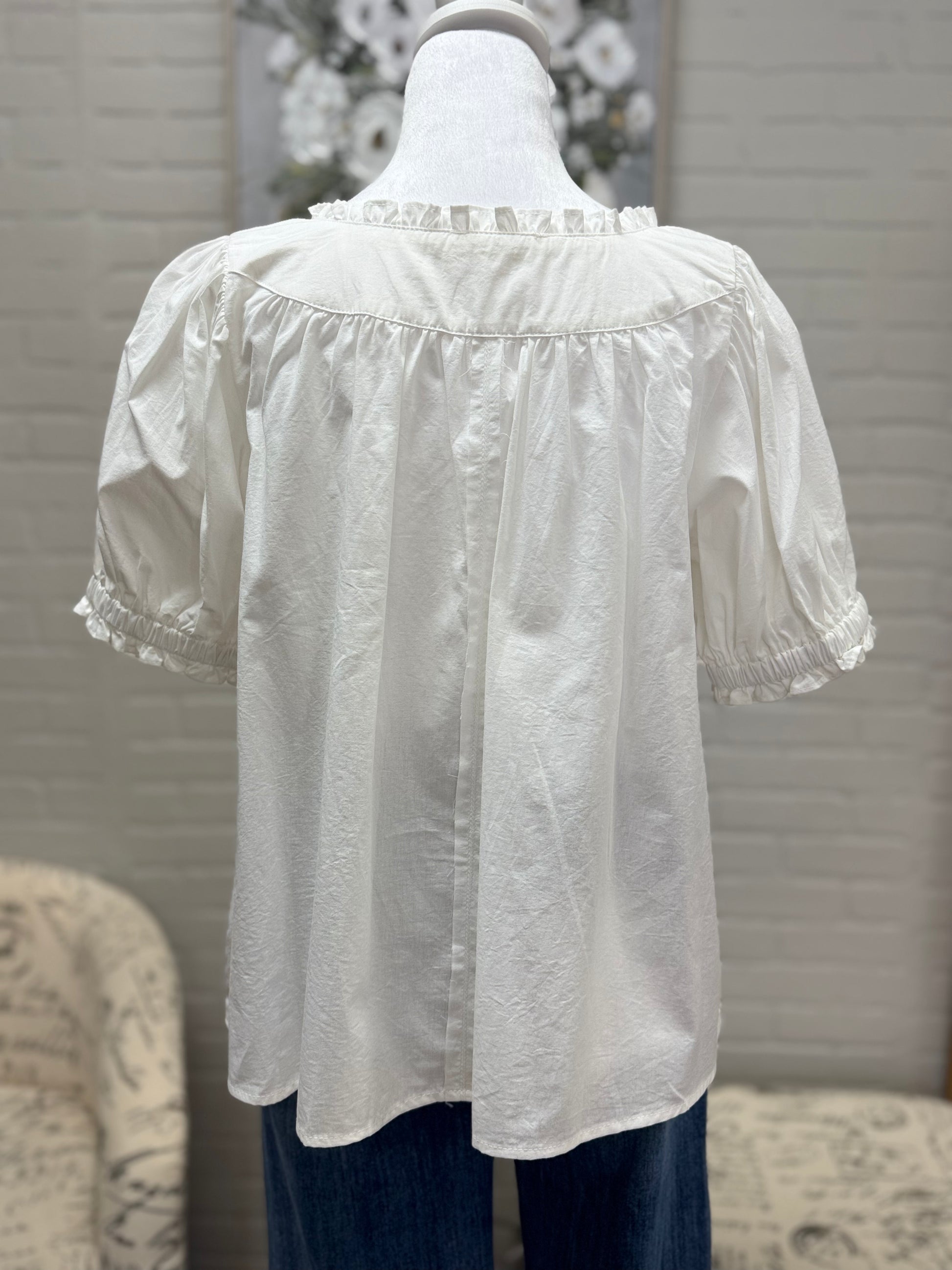 Off White Blouse