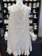 Textured Ruffle Mini Dress