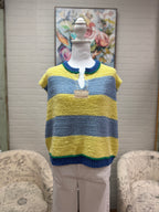 Yellow Multi-Stripe Sweater