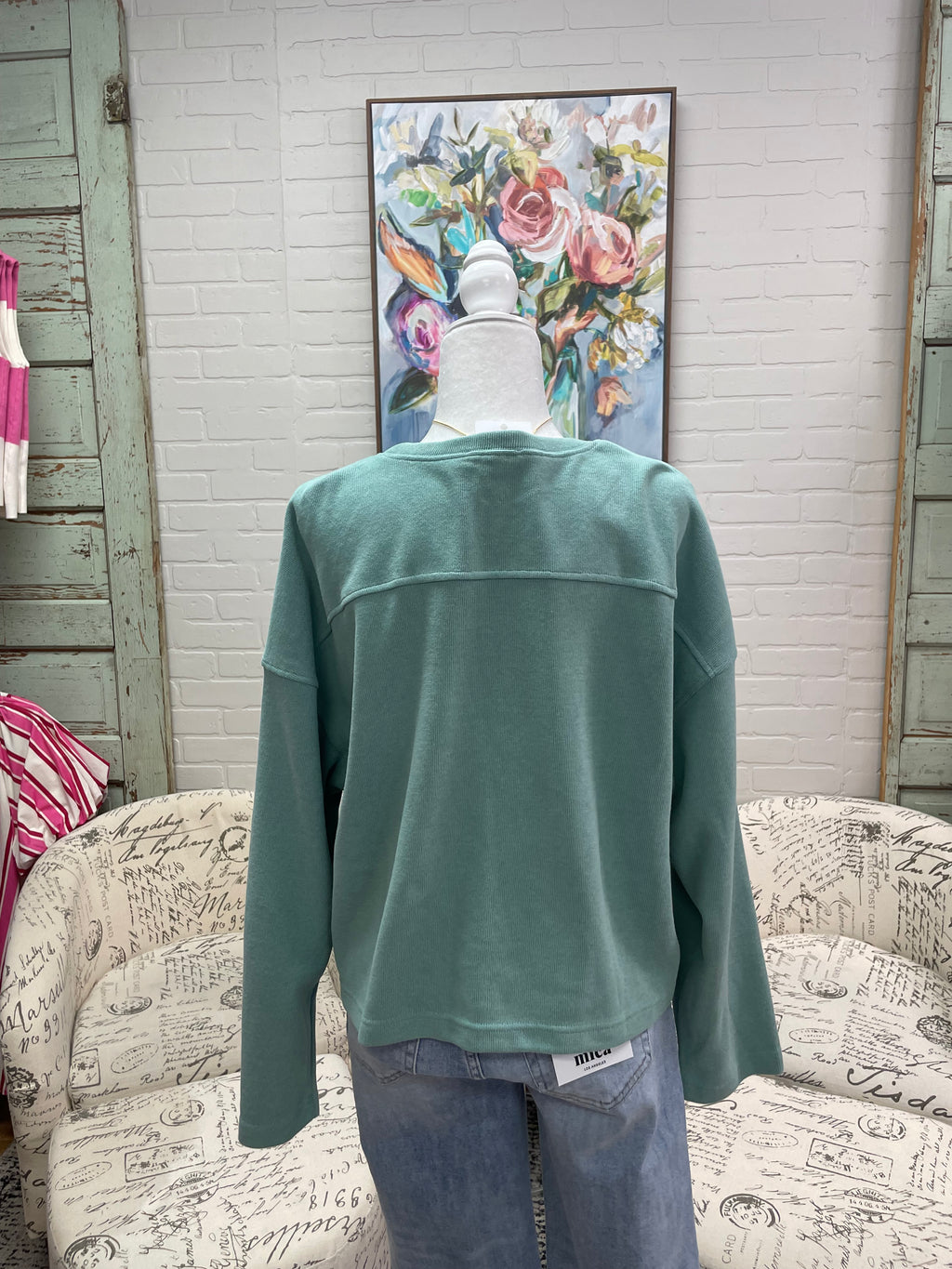 Pistachio Knit Pullover