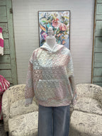 Floral Quilted Sweatshirt