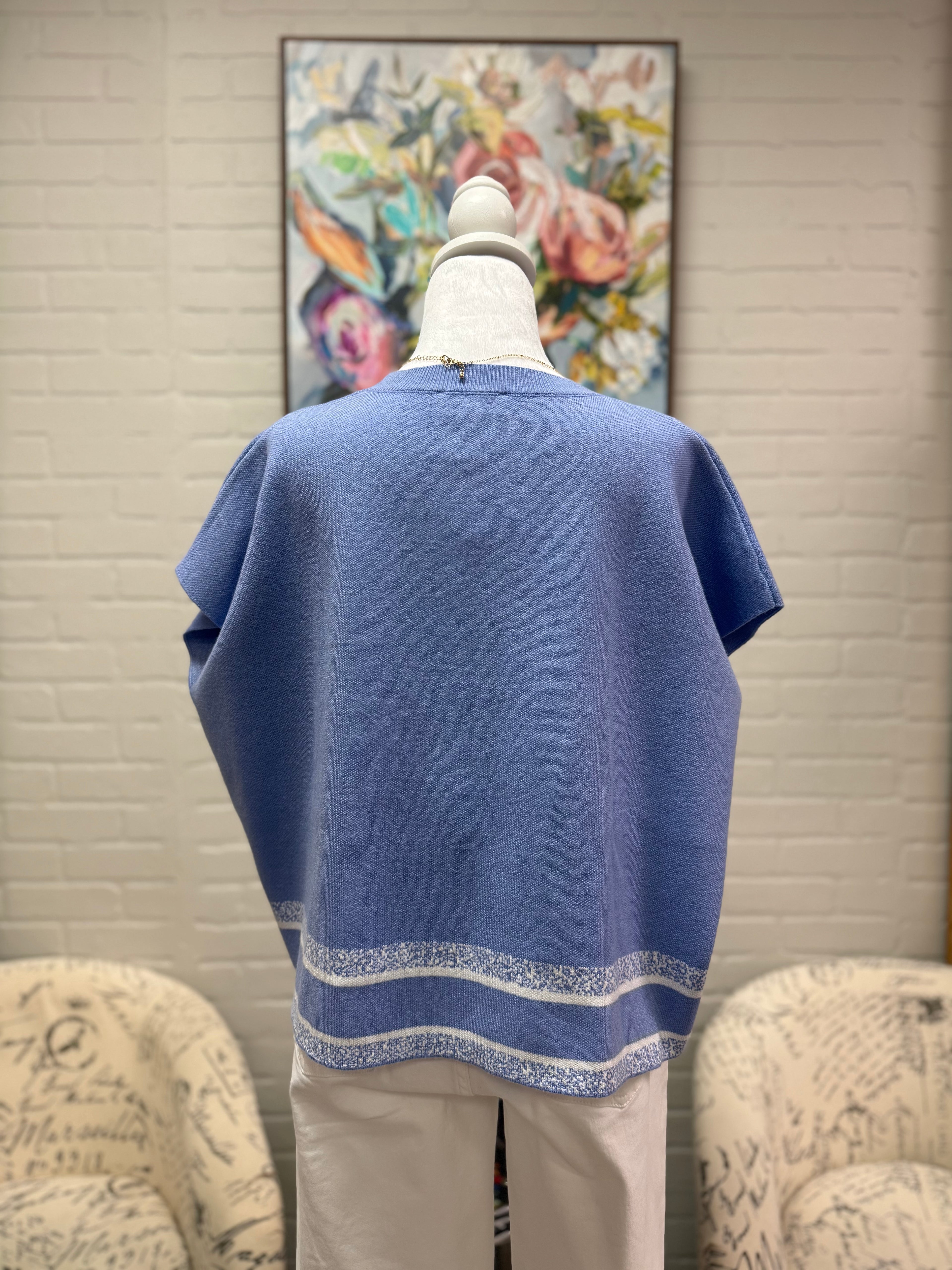 Periwinkle Stardust Stripe Sweater