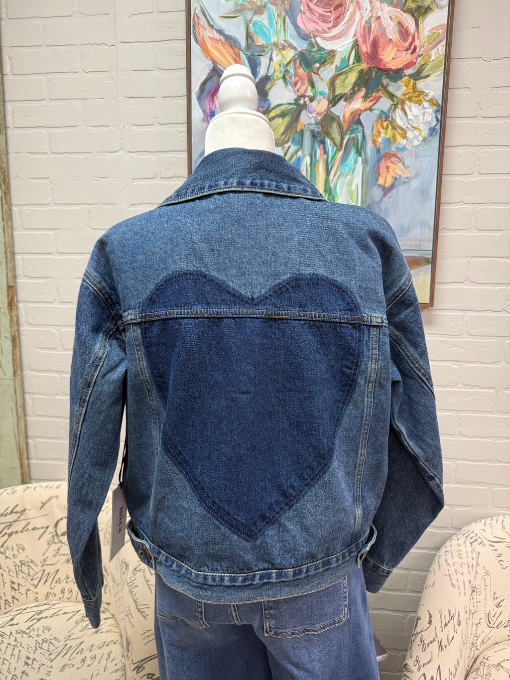 Heart Denim Jacket