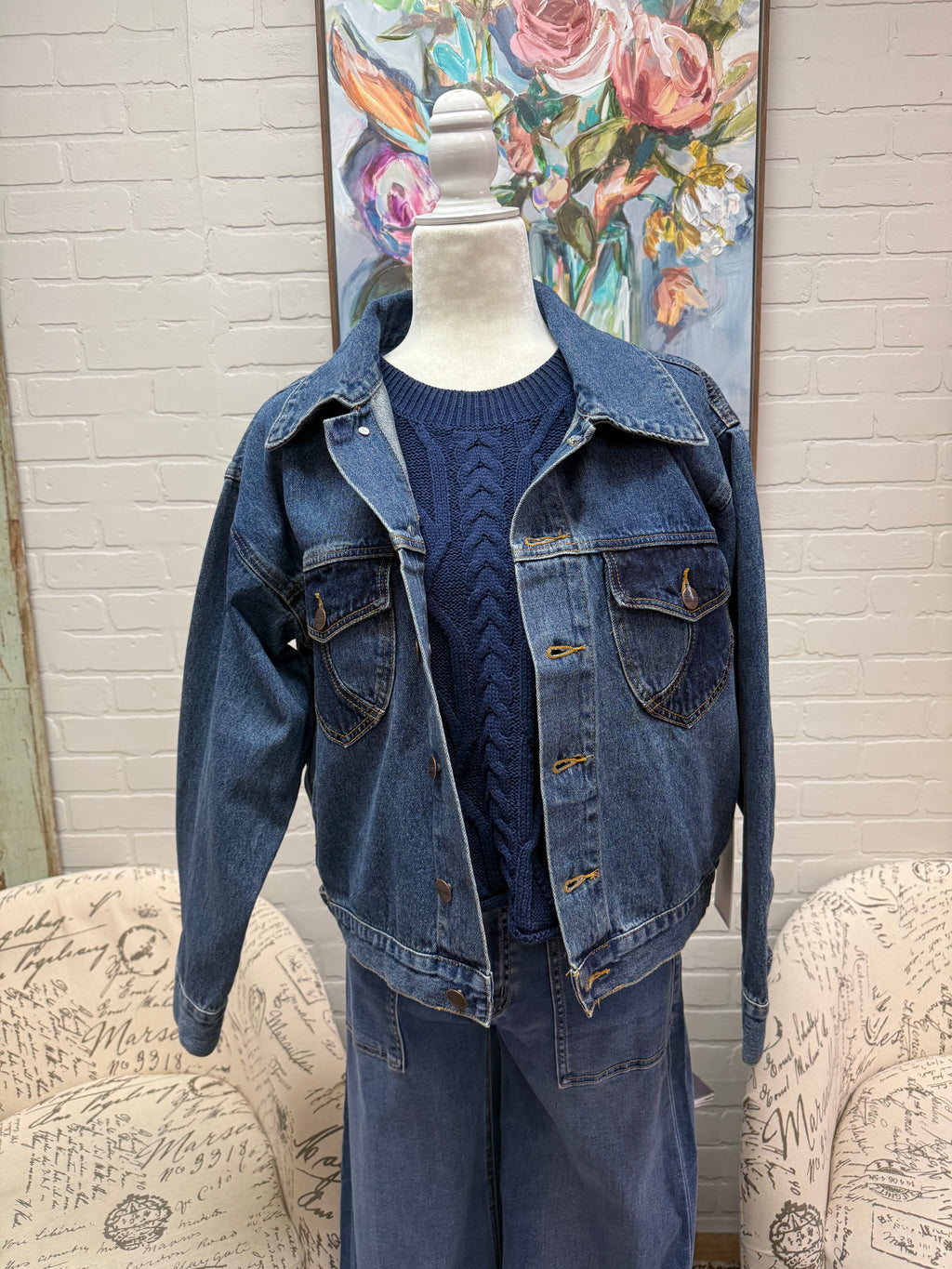Heart Denim Jacket