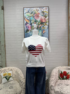 Americana Heart Sweater
