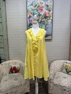 Lemon Pintuck Dress