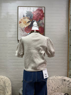 Ecru Sweater w/ Scarf