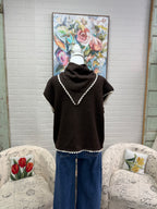 Brown Tie Sweater