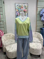 Pastel Colorblock Sweatshirt