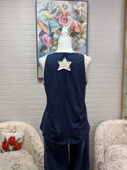 Navy Star Tank Top