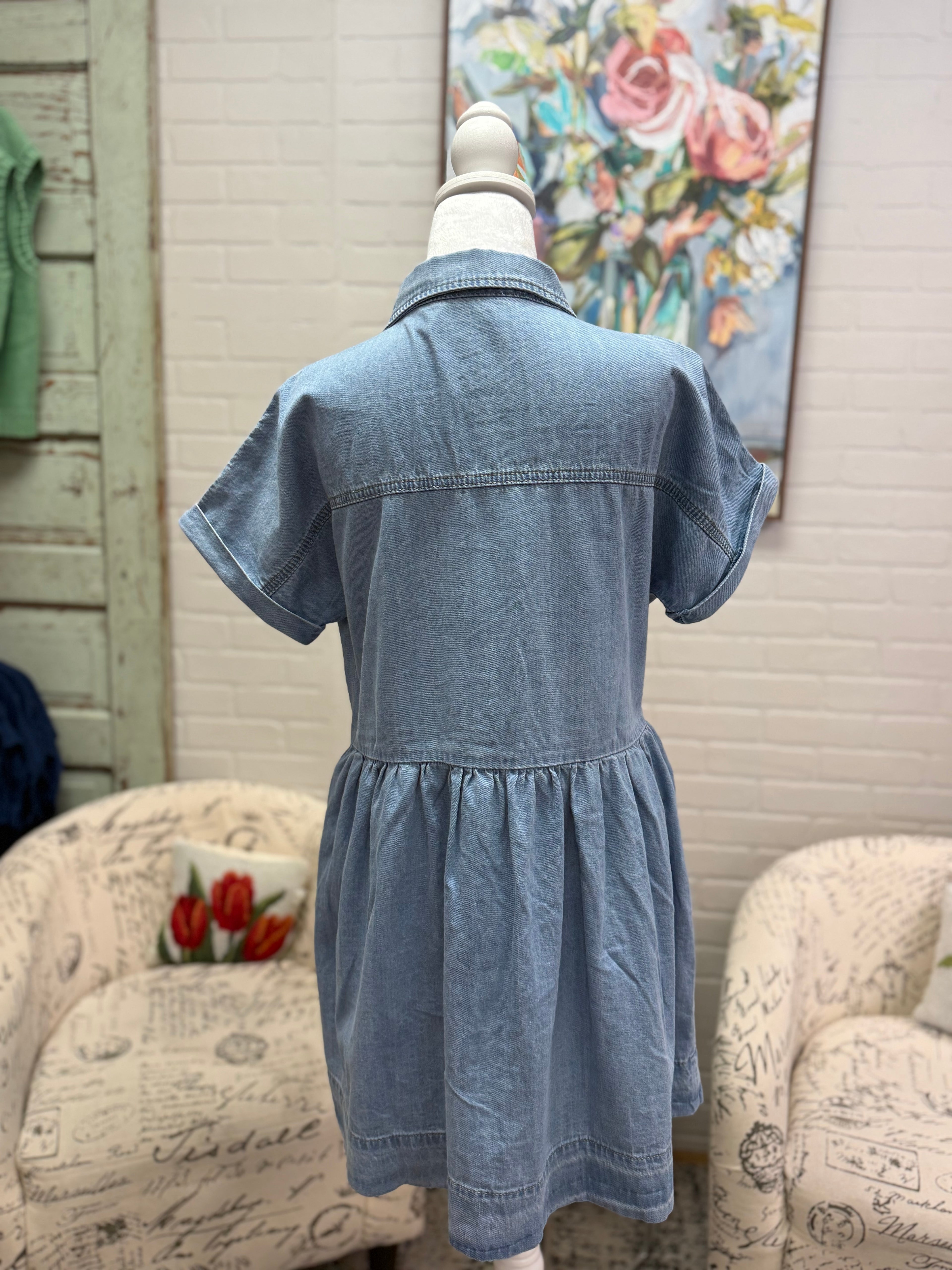 Denim Mini Dress
