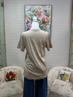 Lips & Leopard Football Tee