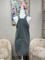 Striped Overall Mini Dress