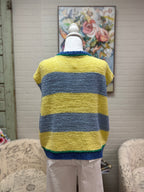 Yellow Multi-Stripe Sweater