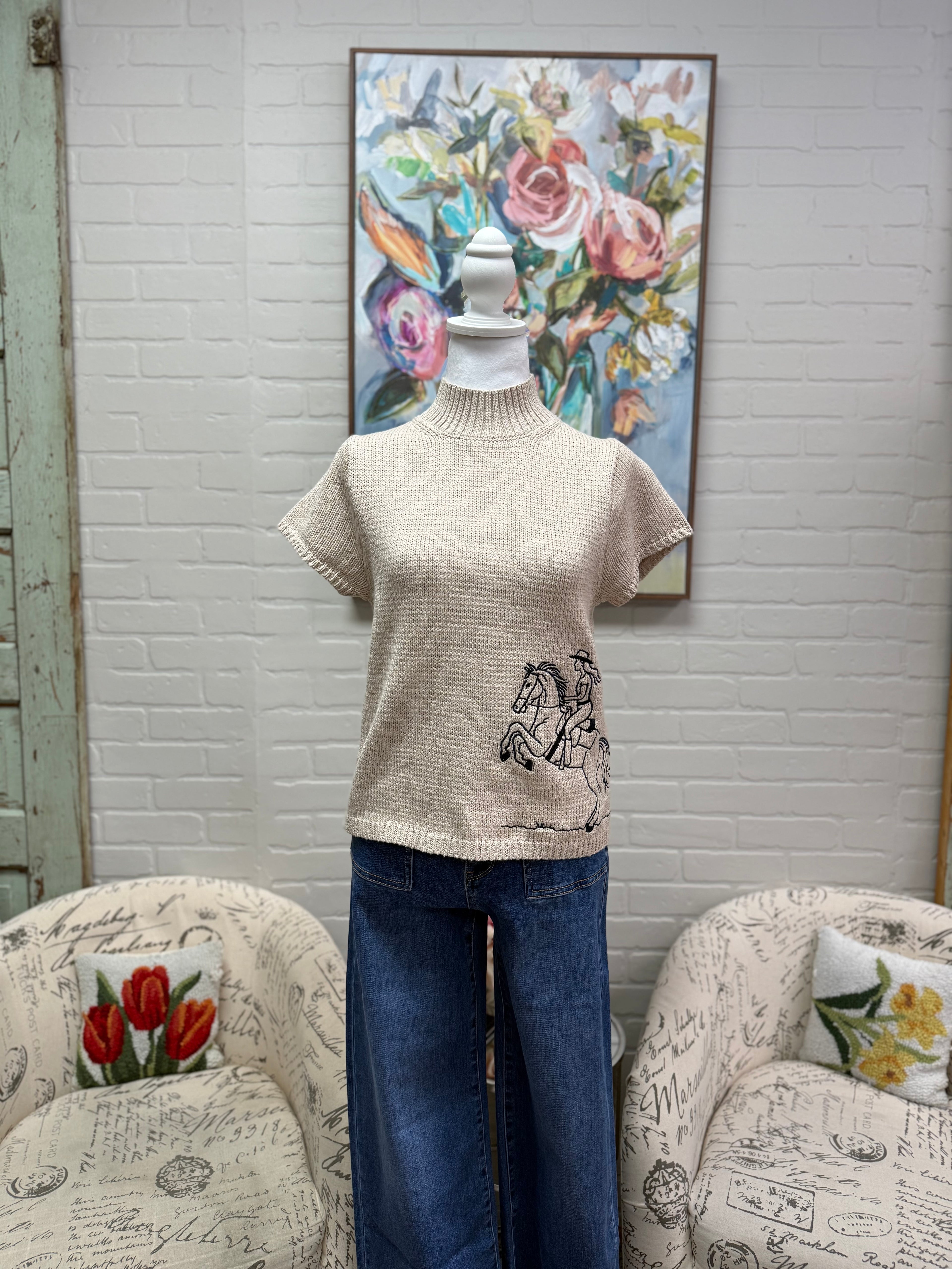Cowgirl Knit Top