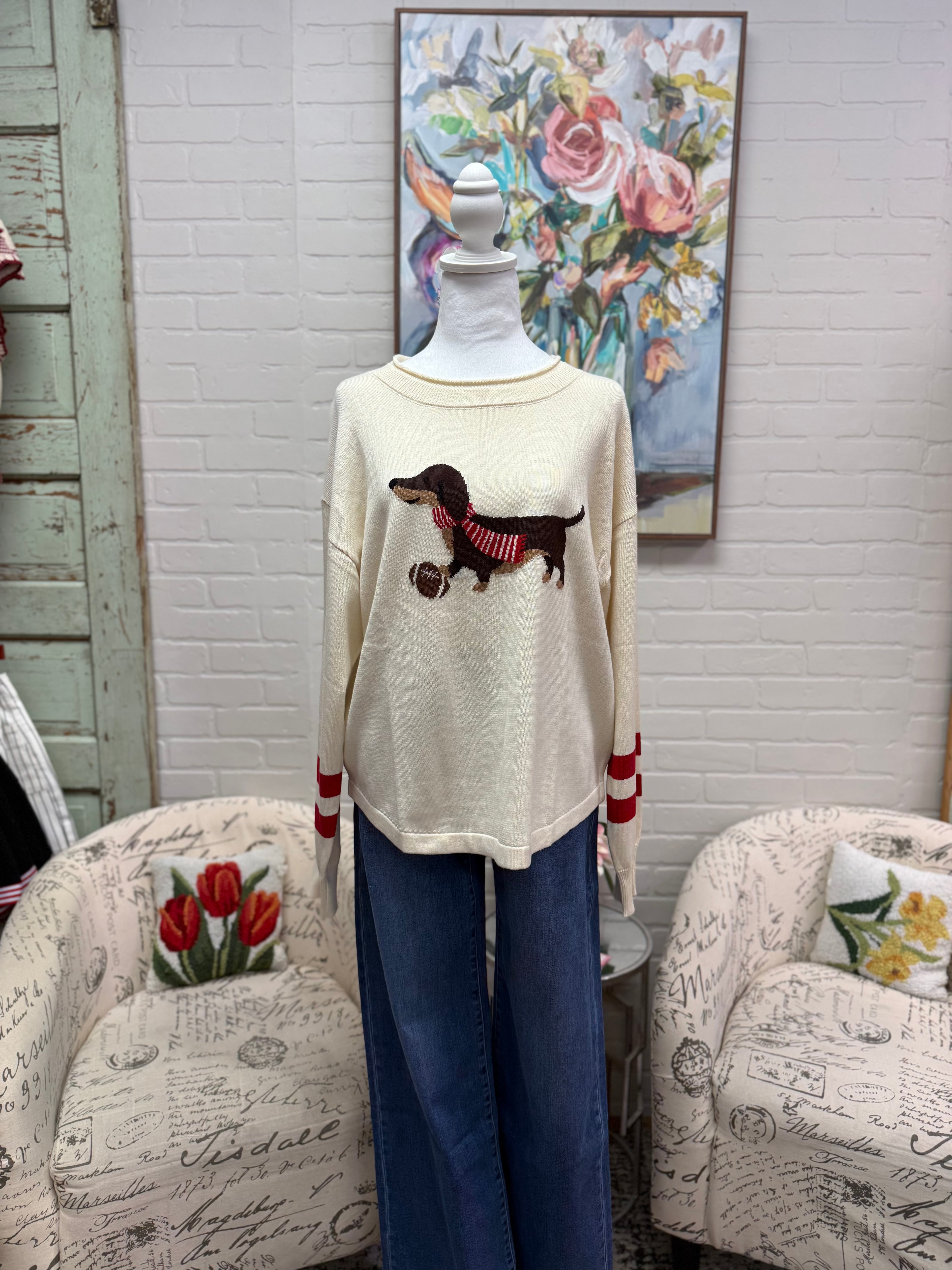 Dachshund Gameday Sweater