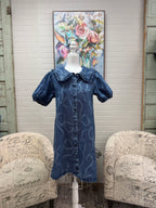 Denim Bow Dress