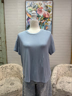 Ice Blue Boxy Tee