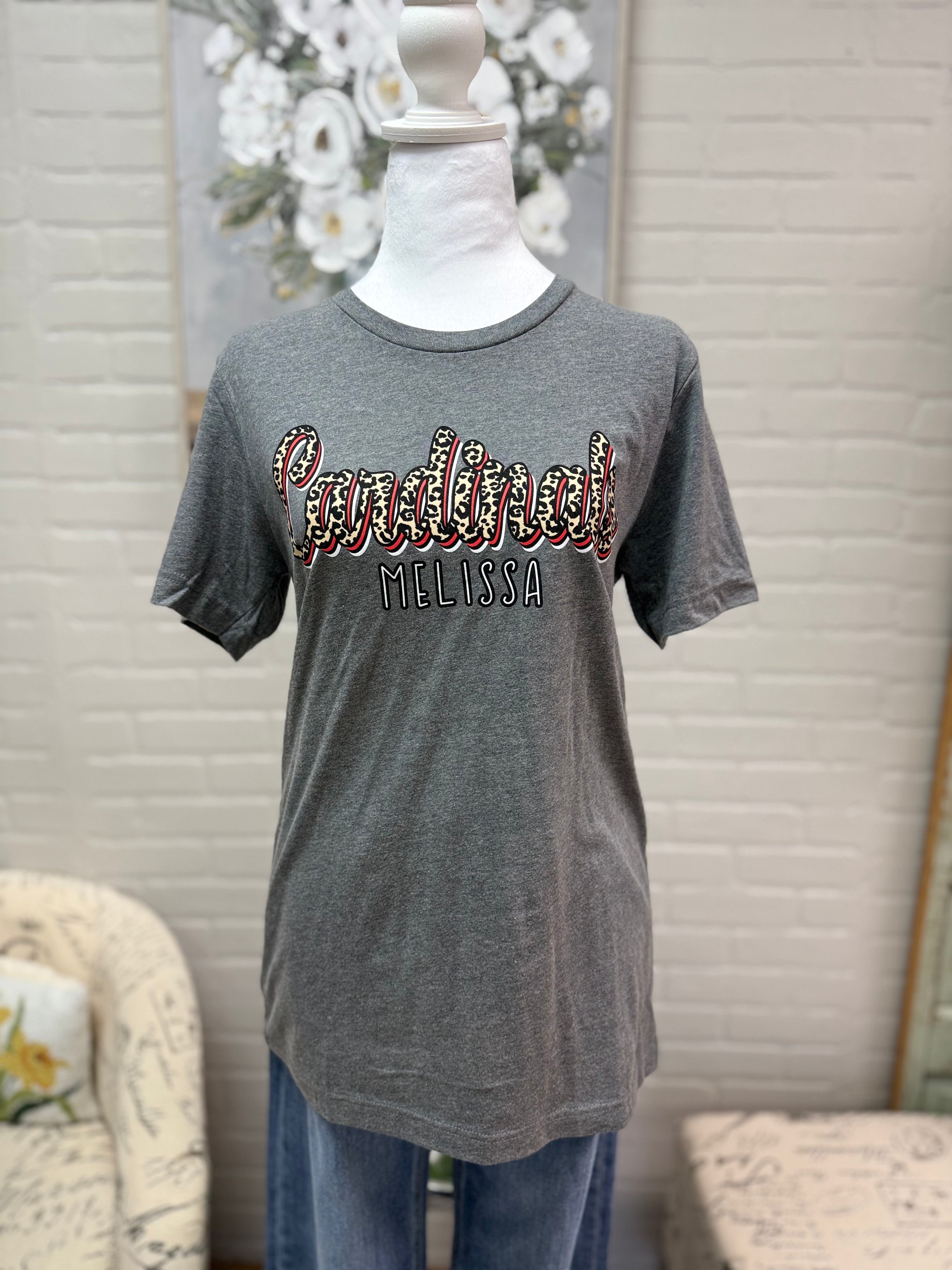 Cardinals Script Tee
