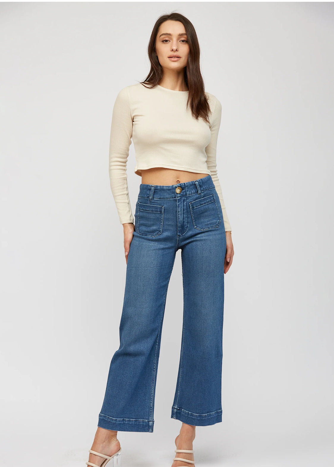 Patch Pocket Jeans