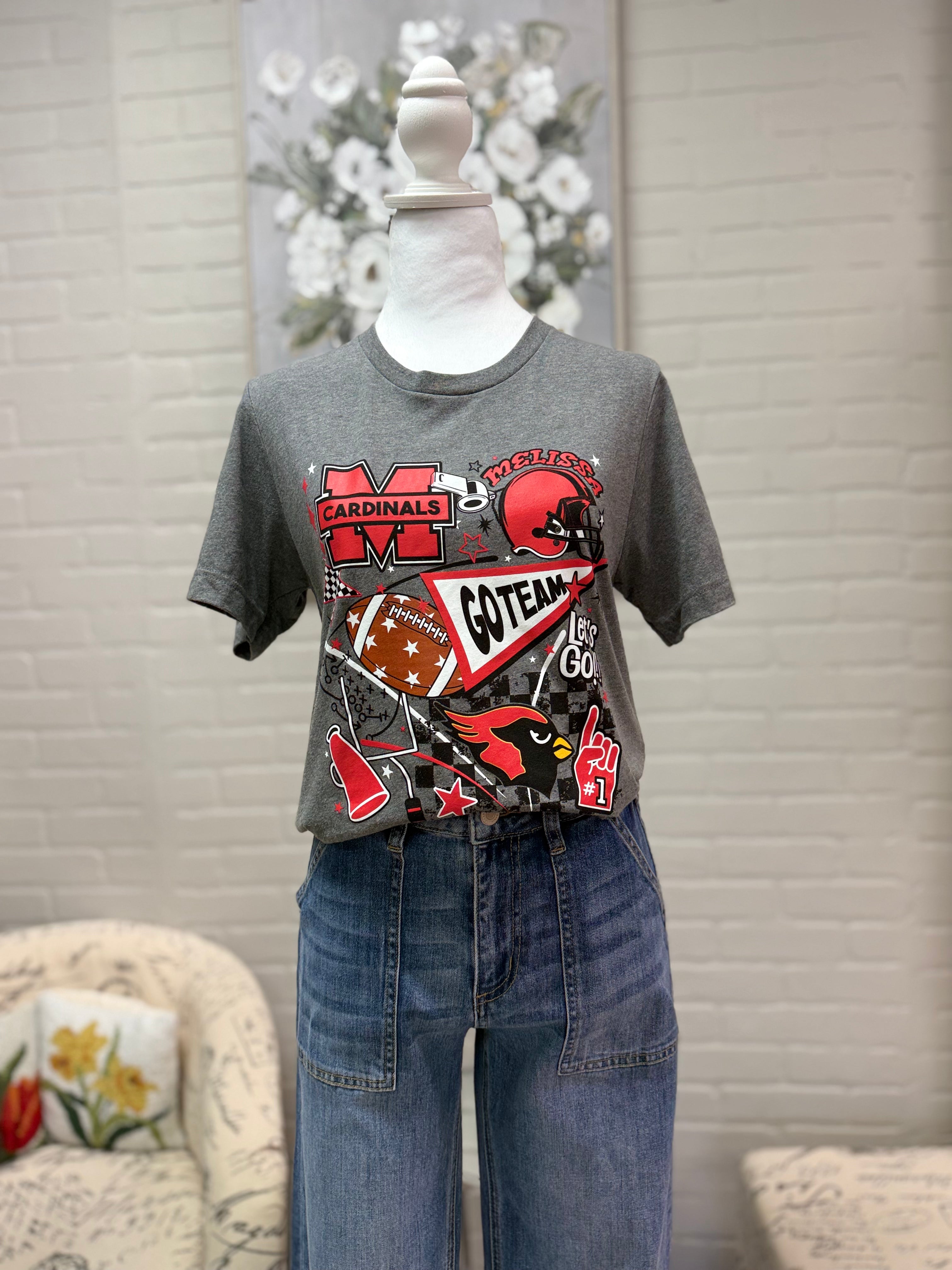 Team Spirit Cardinal Tee