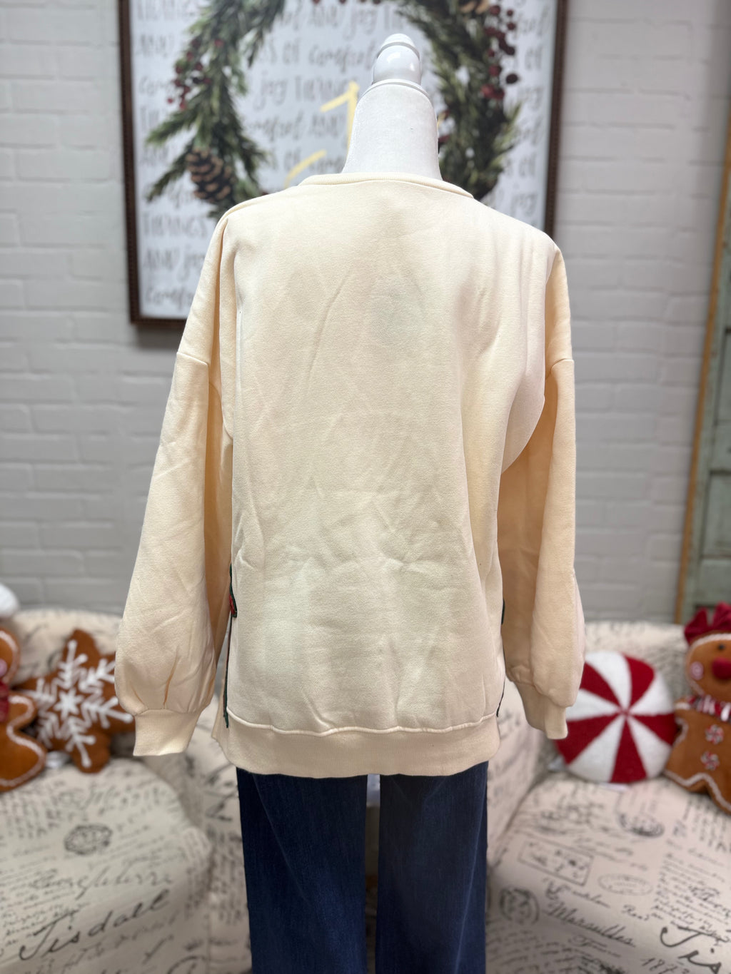 Merry Plaid Sweatshirt