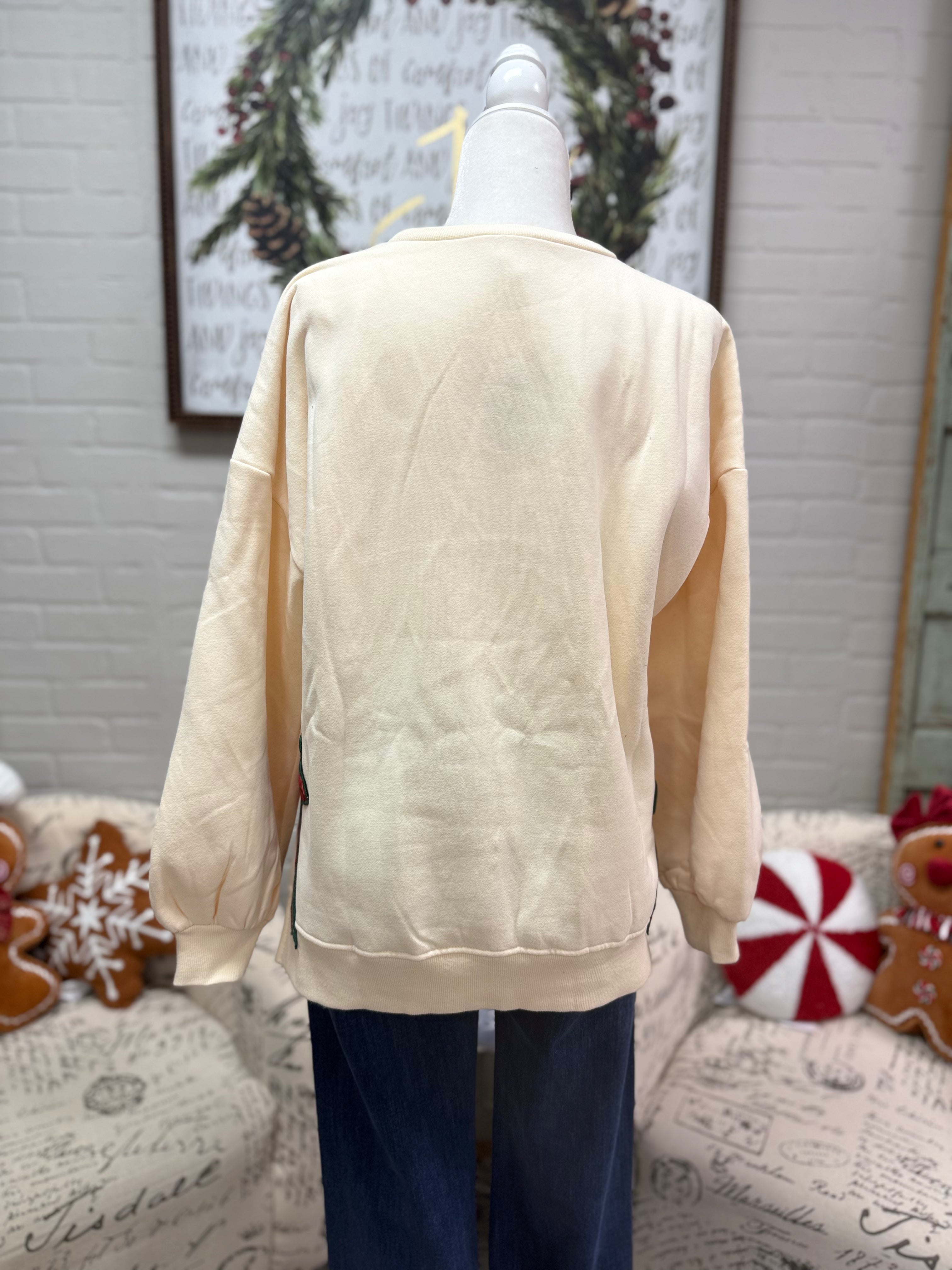 Merry Plaid Sweatshirt