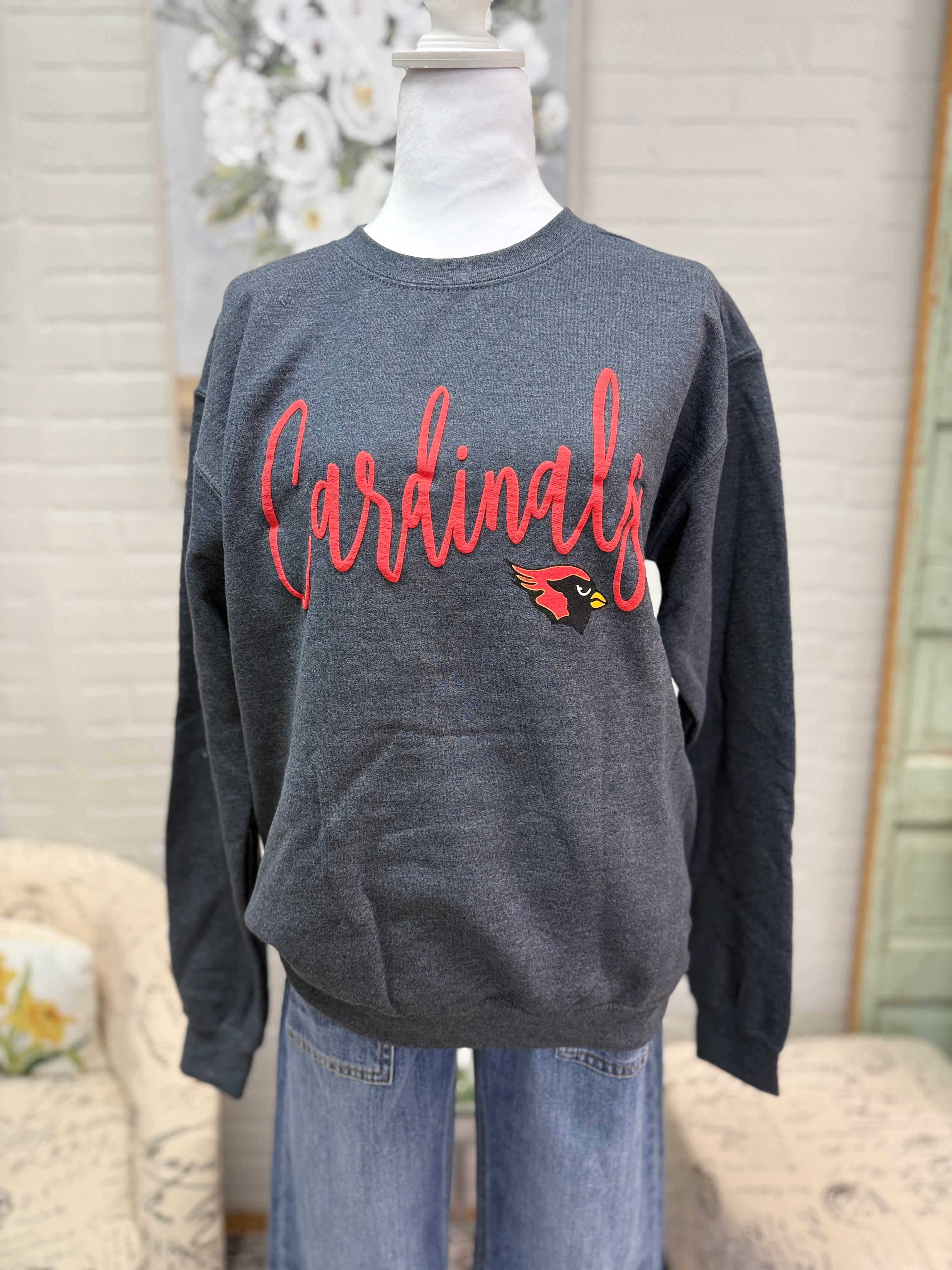 Cardinal Script Sweatshirt
