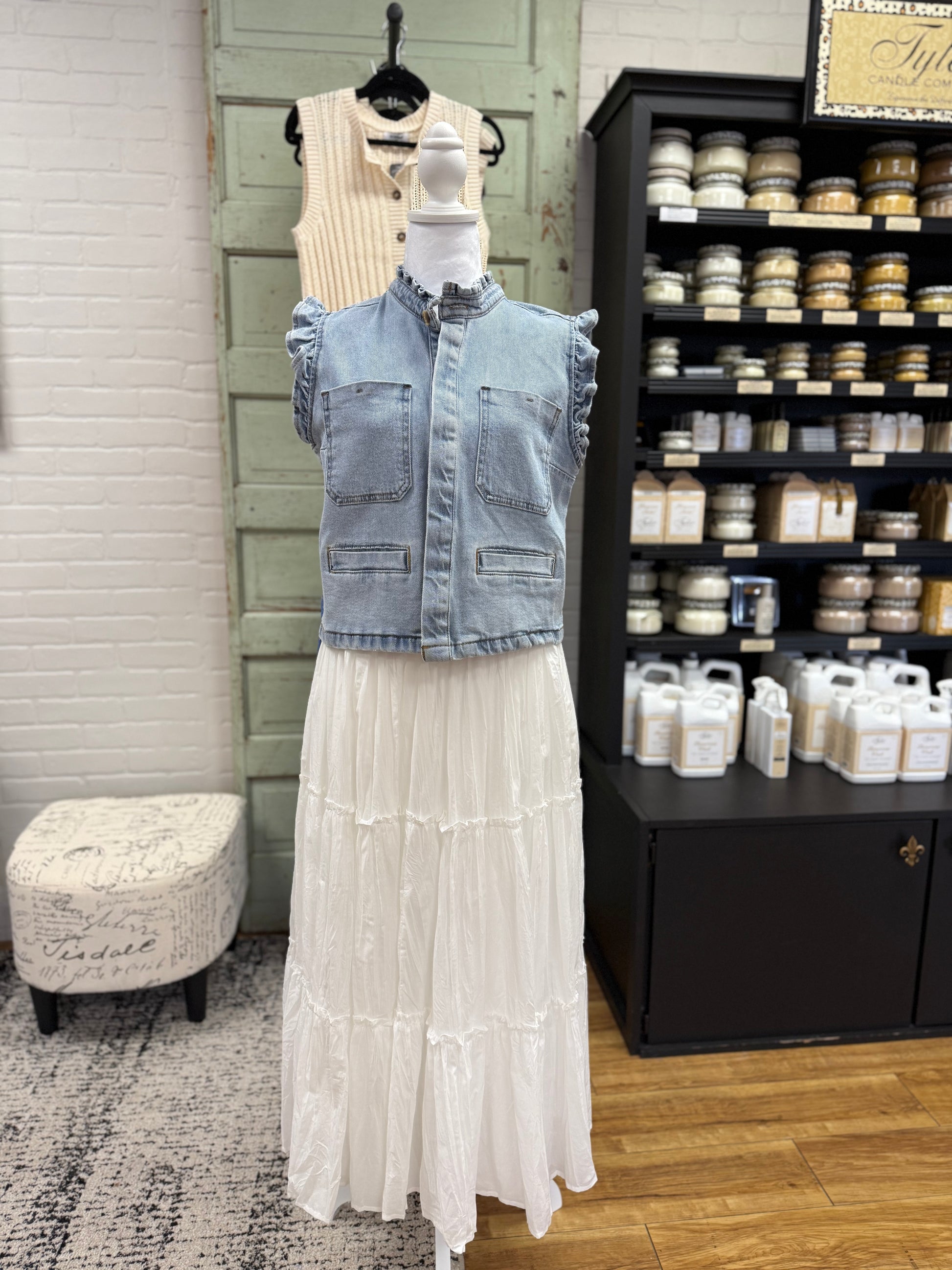 White Midi Skirt