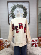 Merry Plaid Sweatshirt