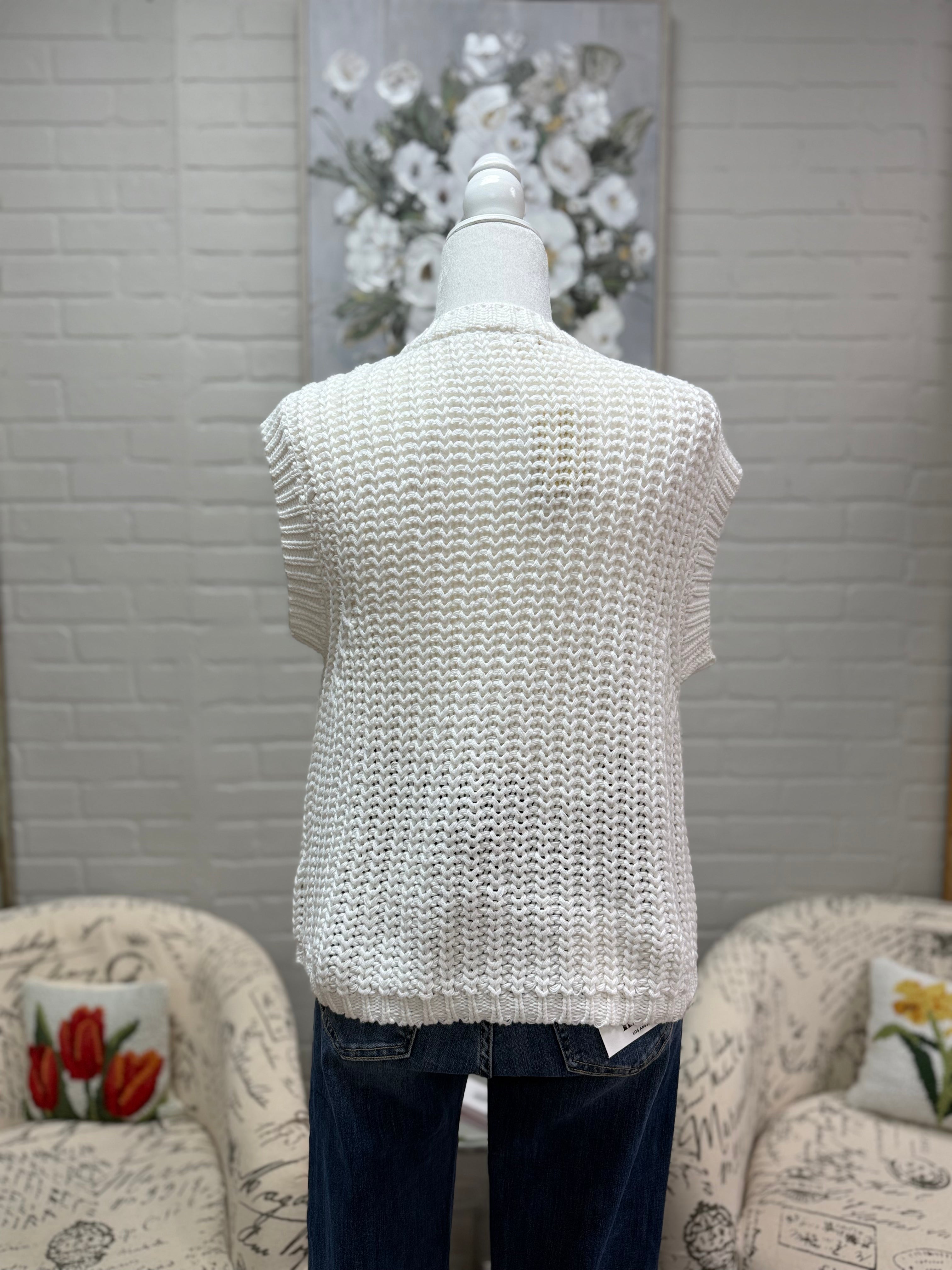 Off White Sweater Vest