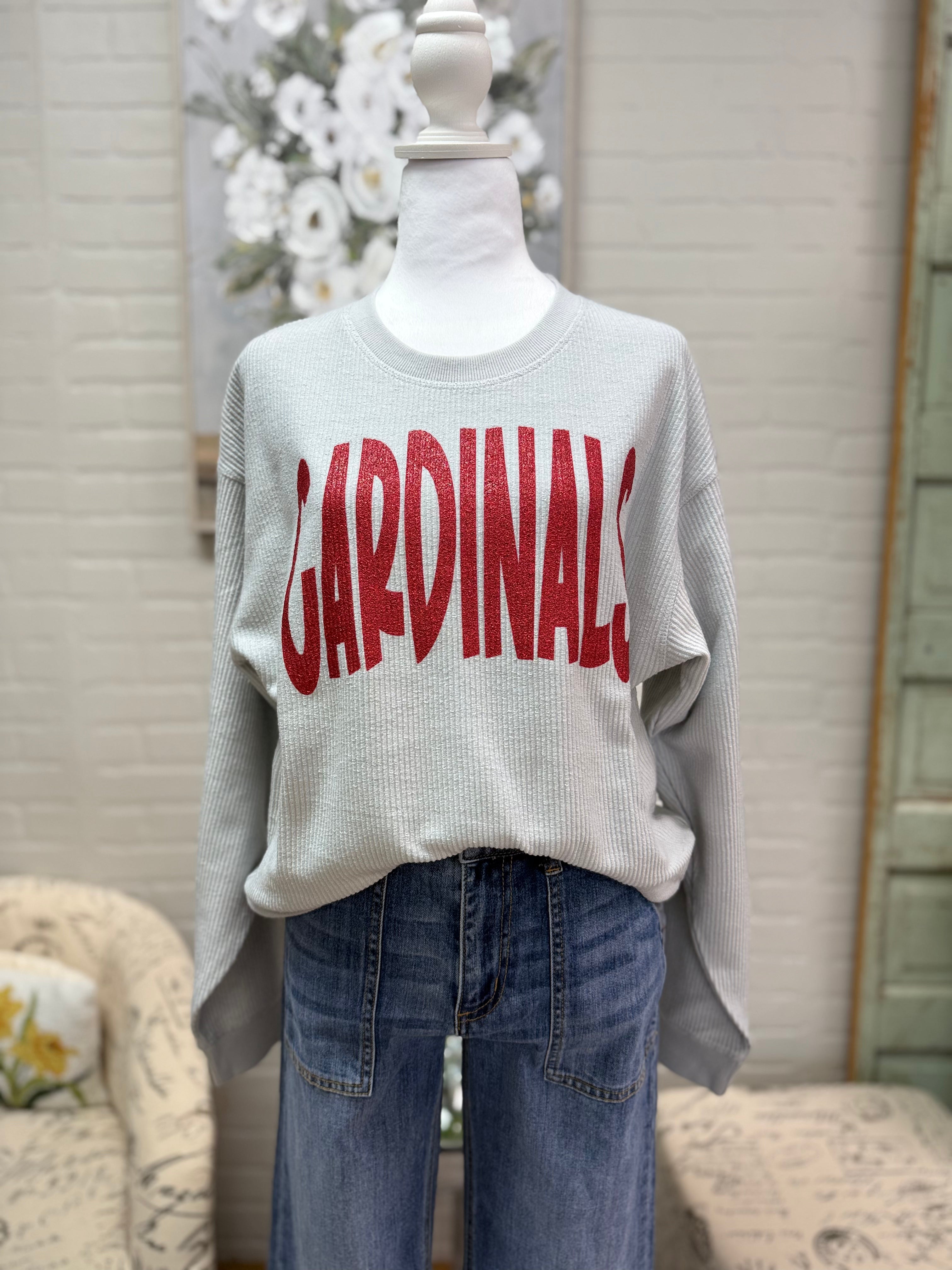 Glitter Cardinals Sweatshirt
