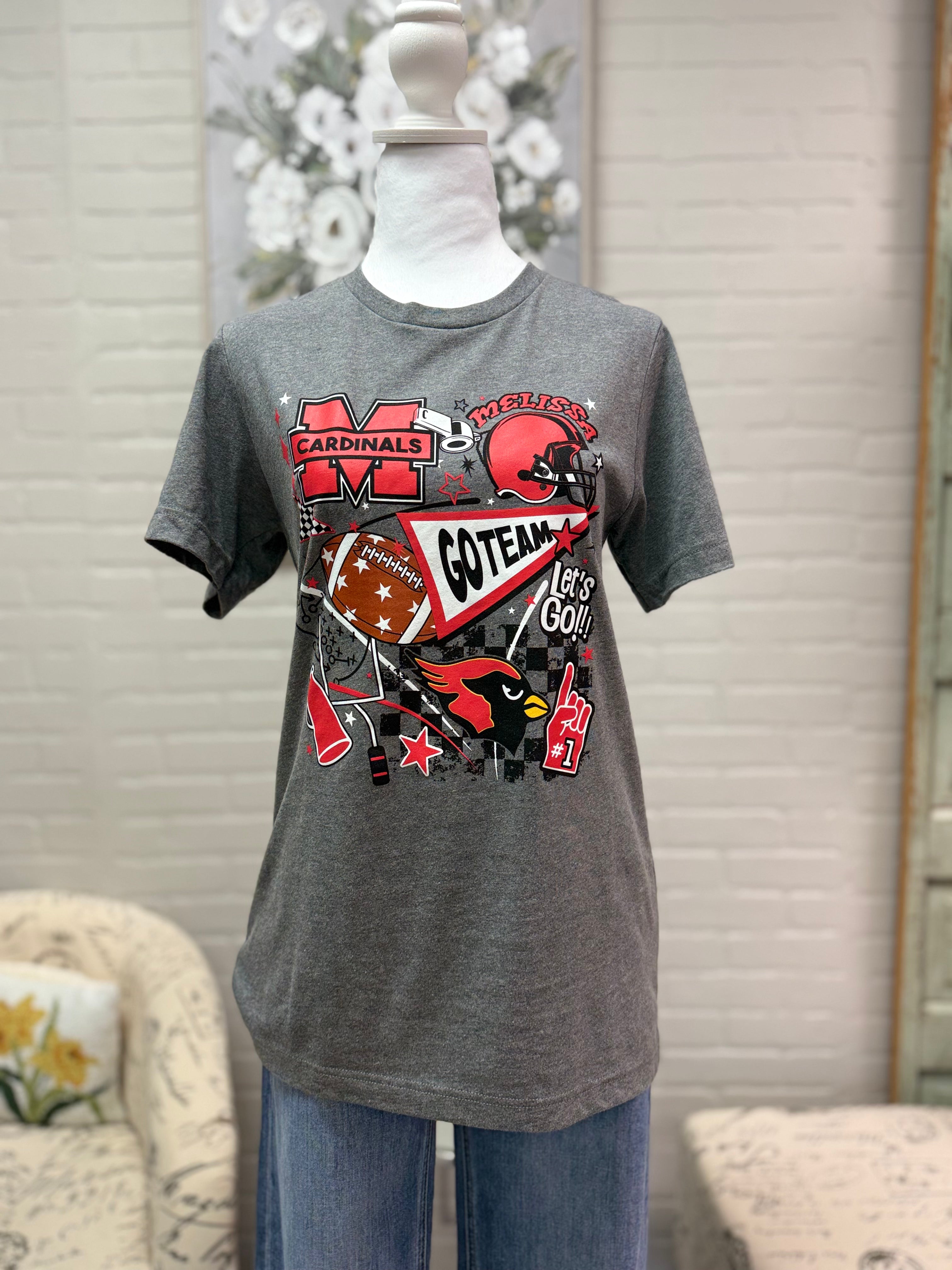 Team Spirit Cardinal Tee