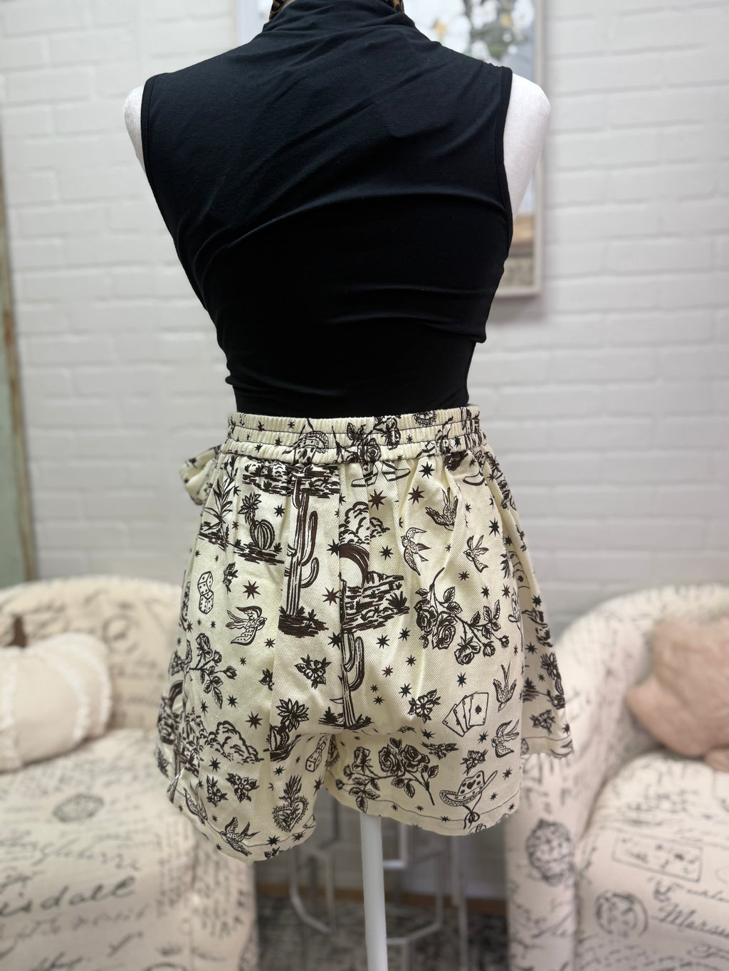 Western Denim Skort