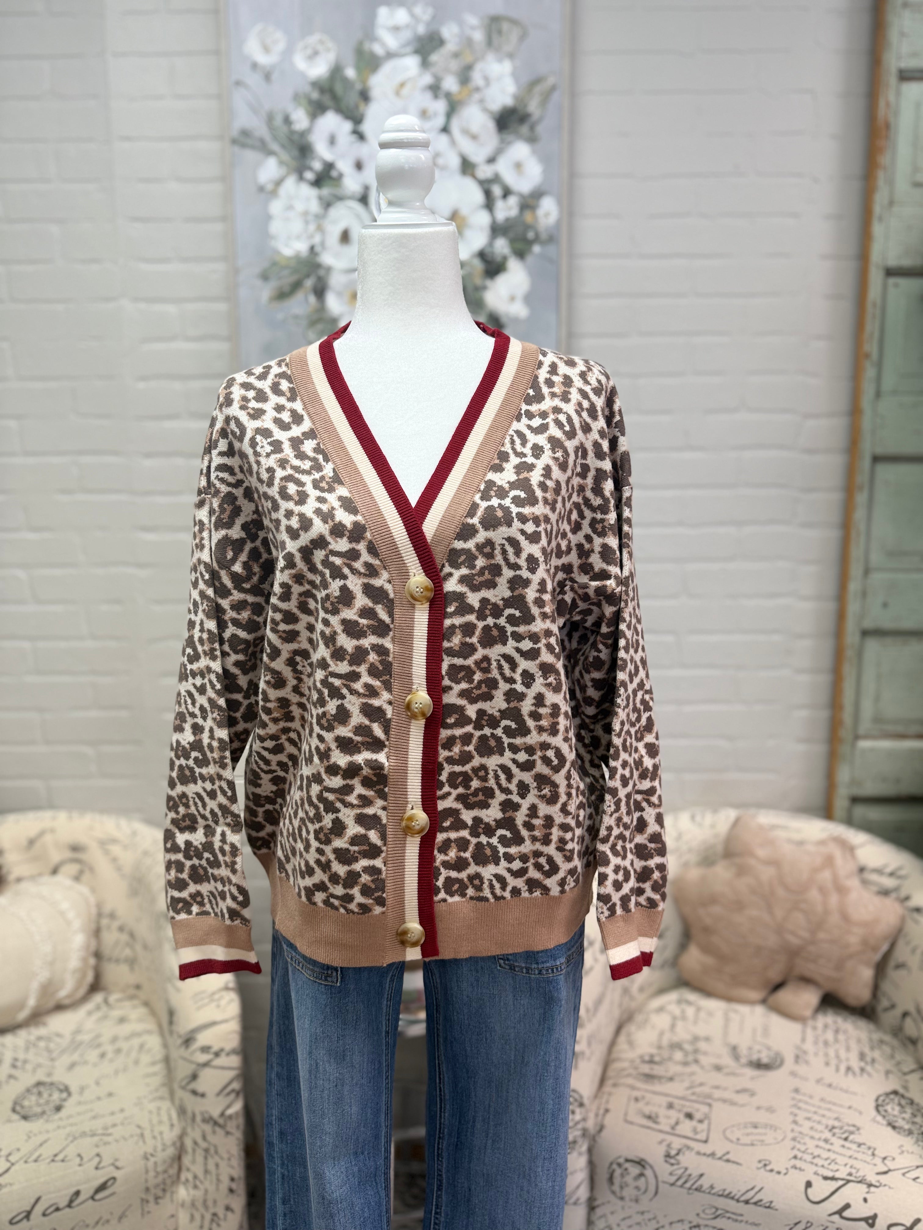 Leopard Cardigan