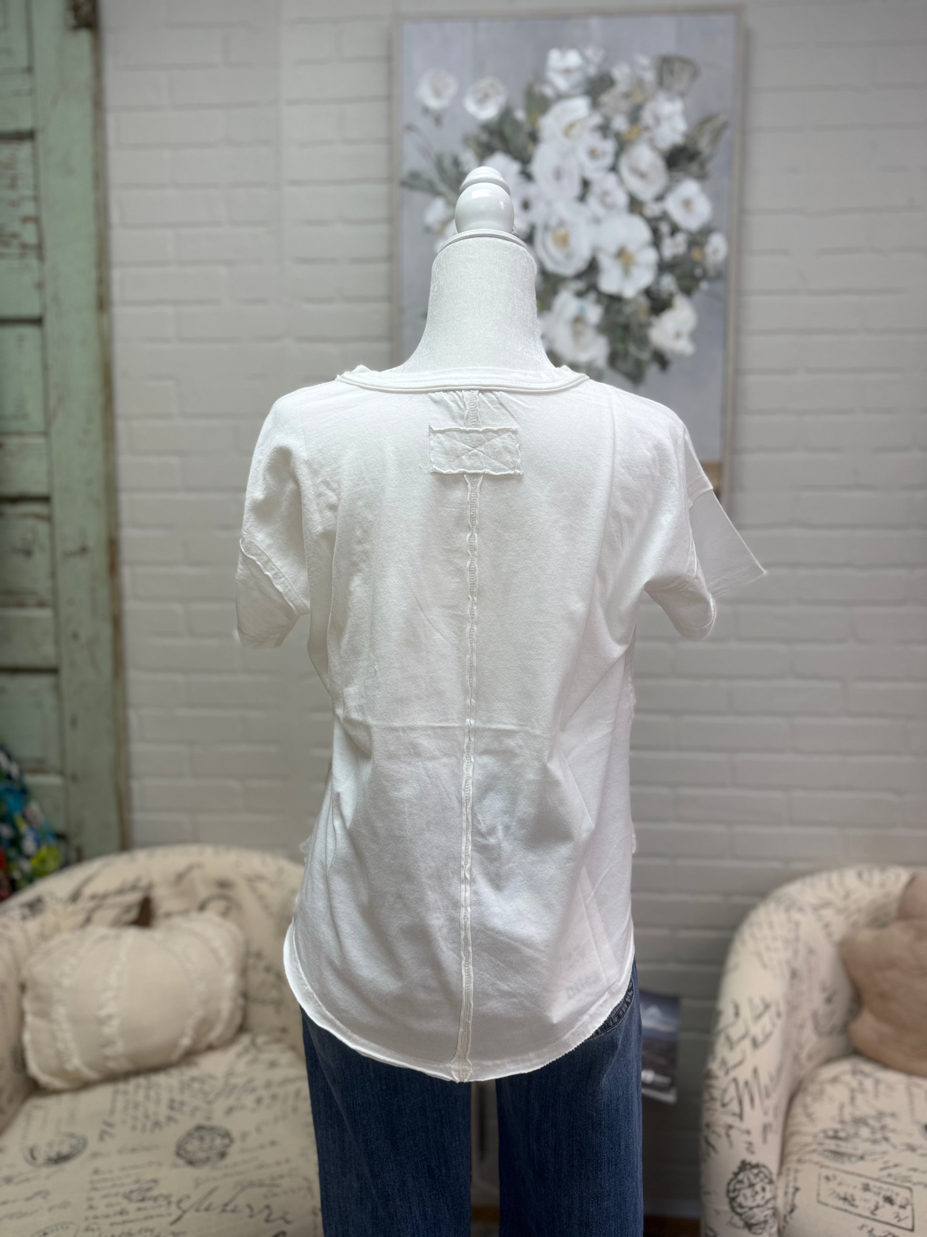 White Cotton Tee