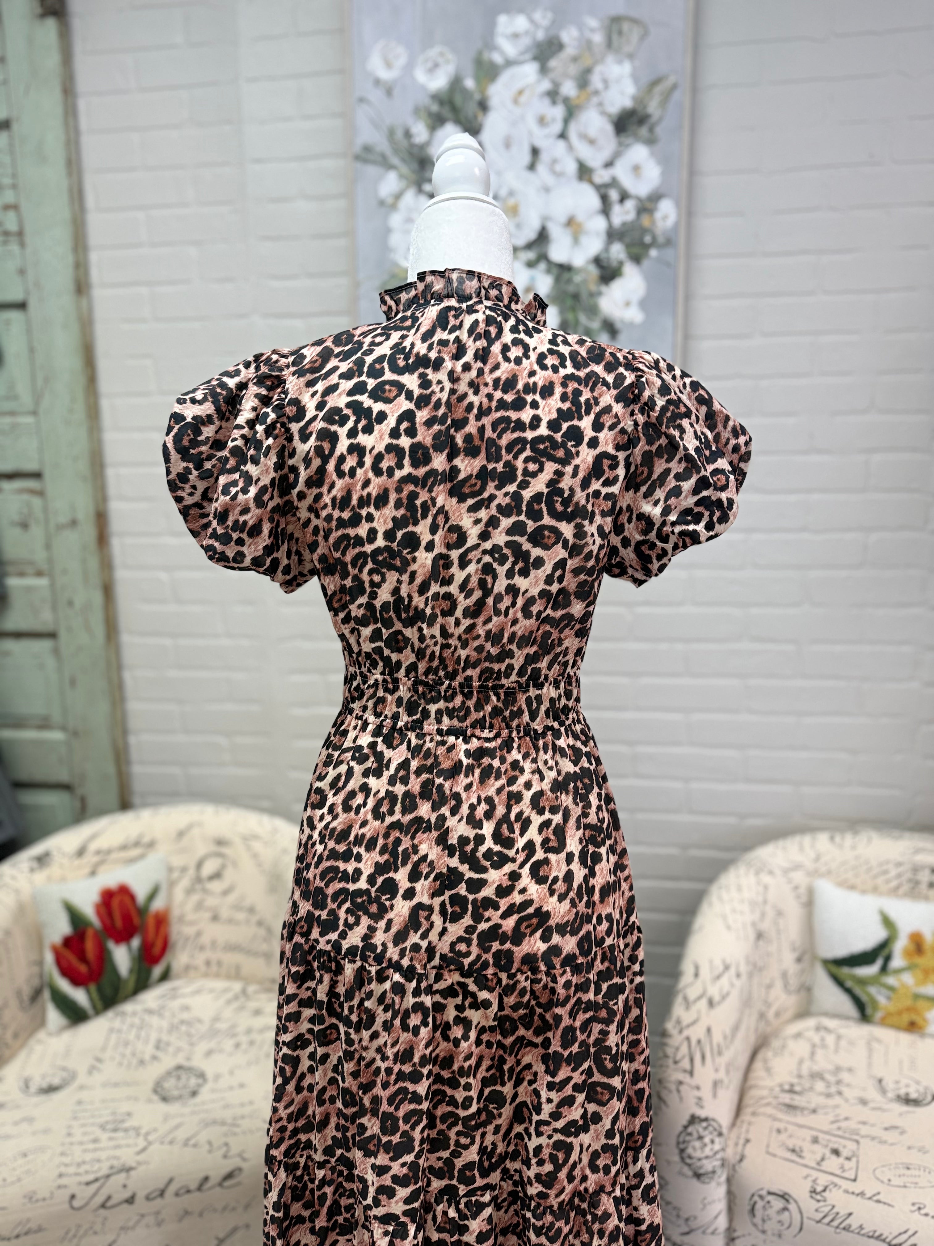 Leopard Midi Dress