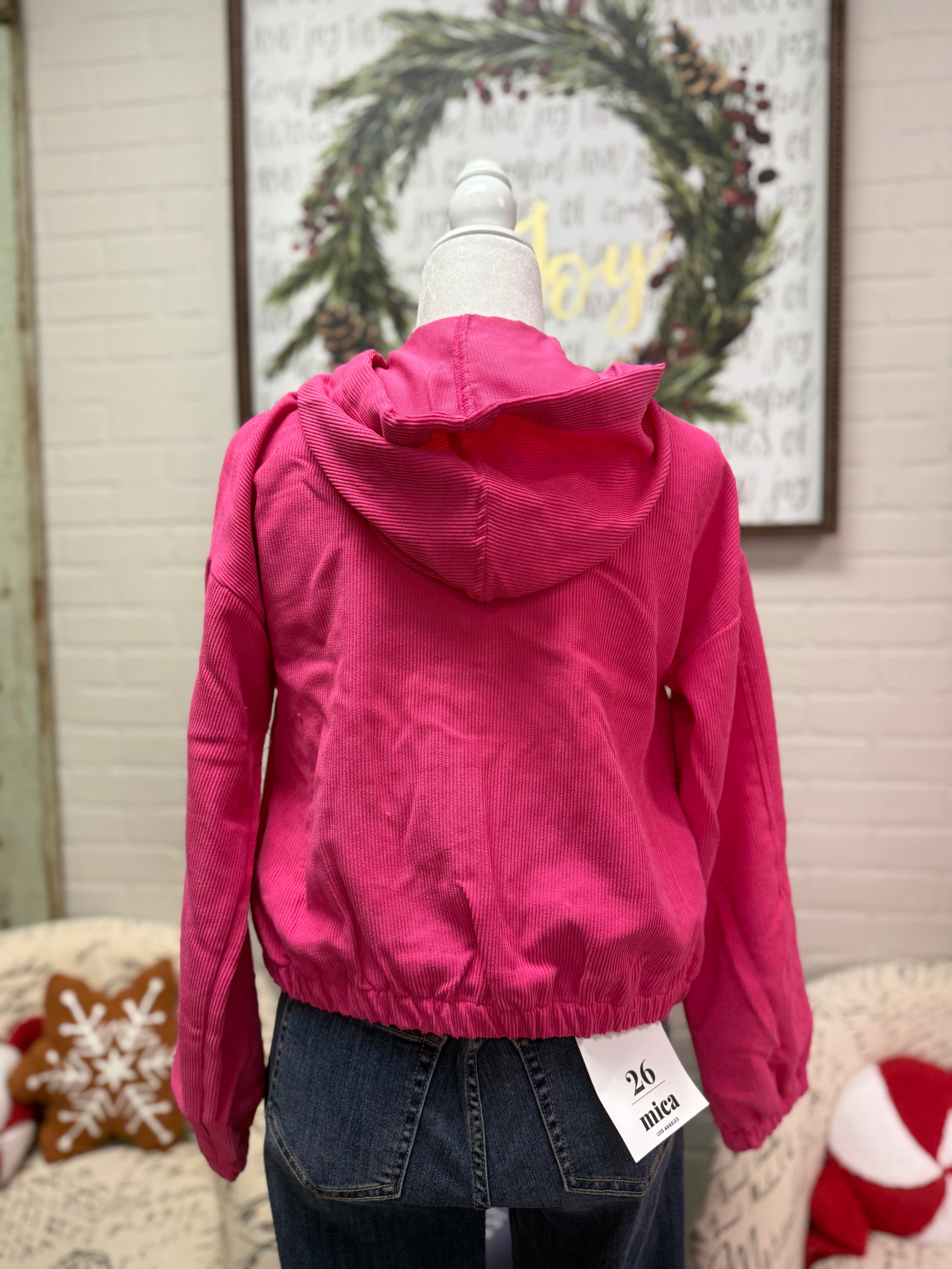 Pink Corduroy Jacket