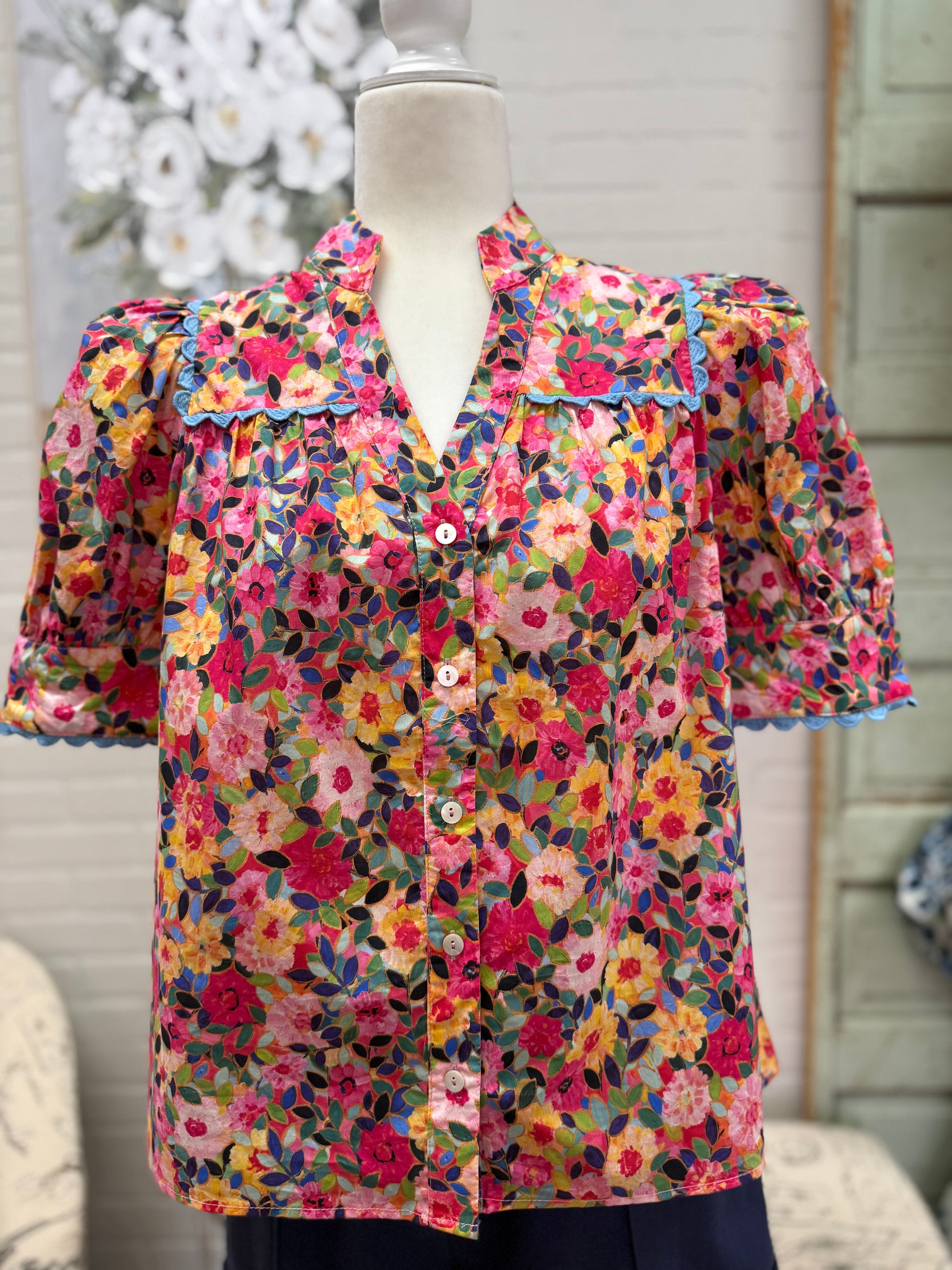 Multi Floral Top