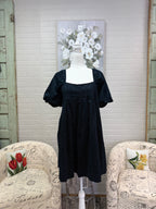 Navy Polka Dot Dress