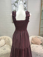 Red & Green Gingham Dress