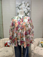 Floral Long Sleeved Blouse