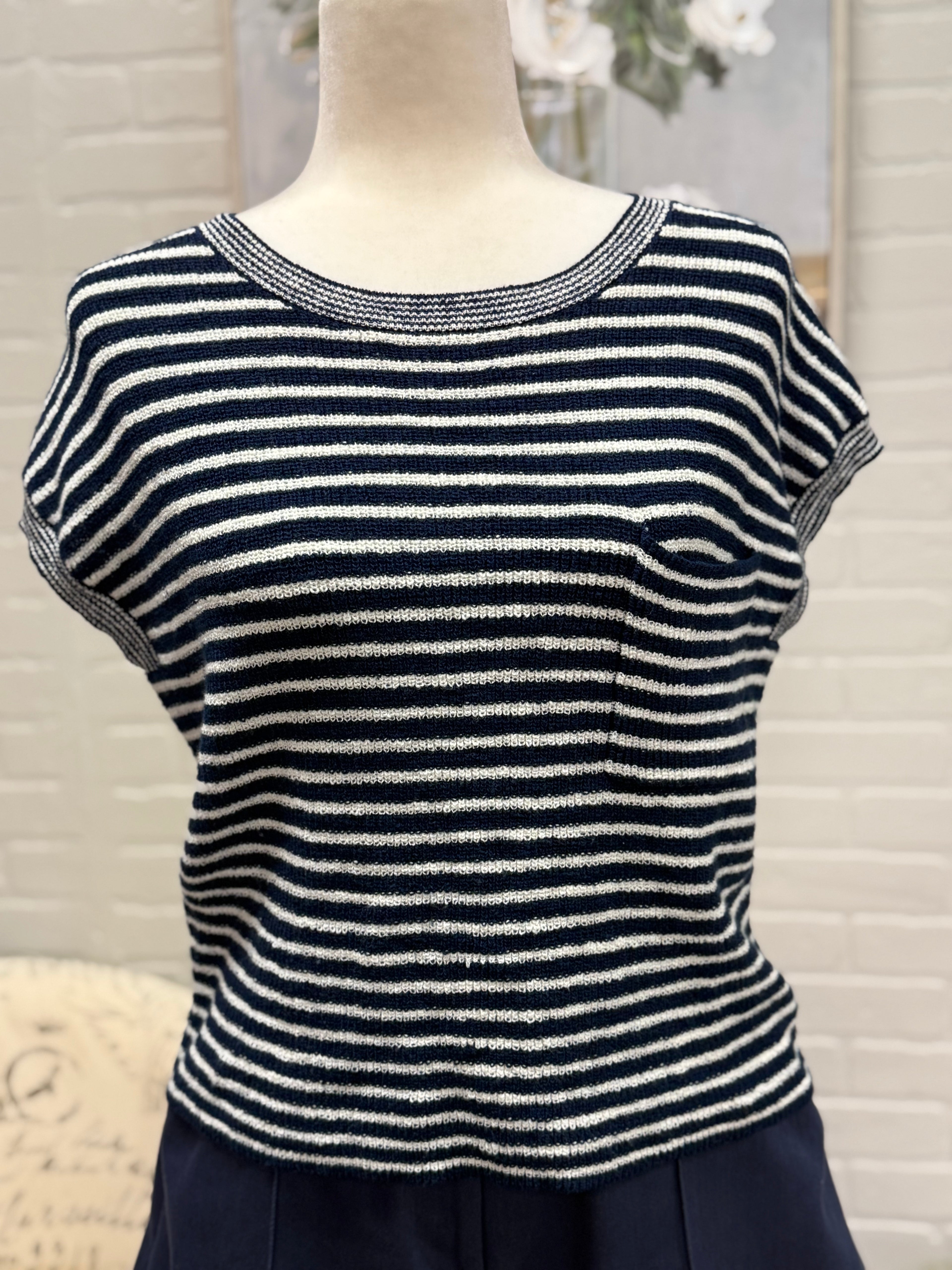 Navy Stripe Pullover