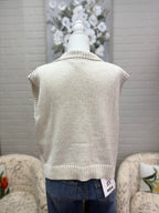 Cream Cable Knit Sweater