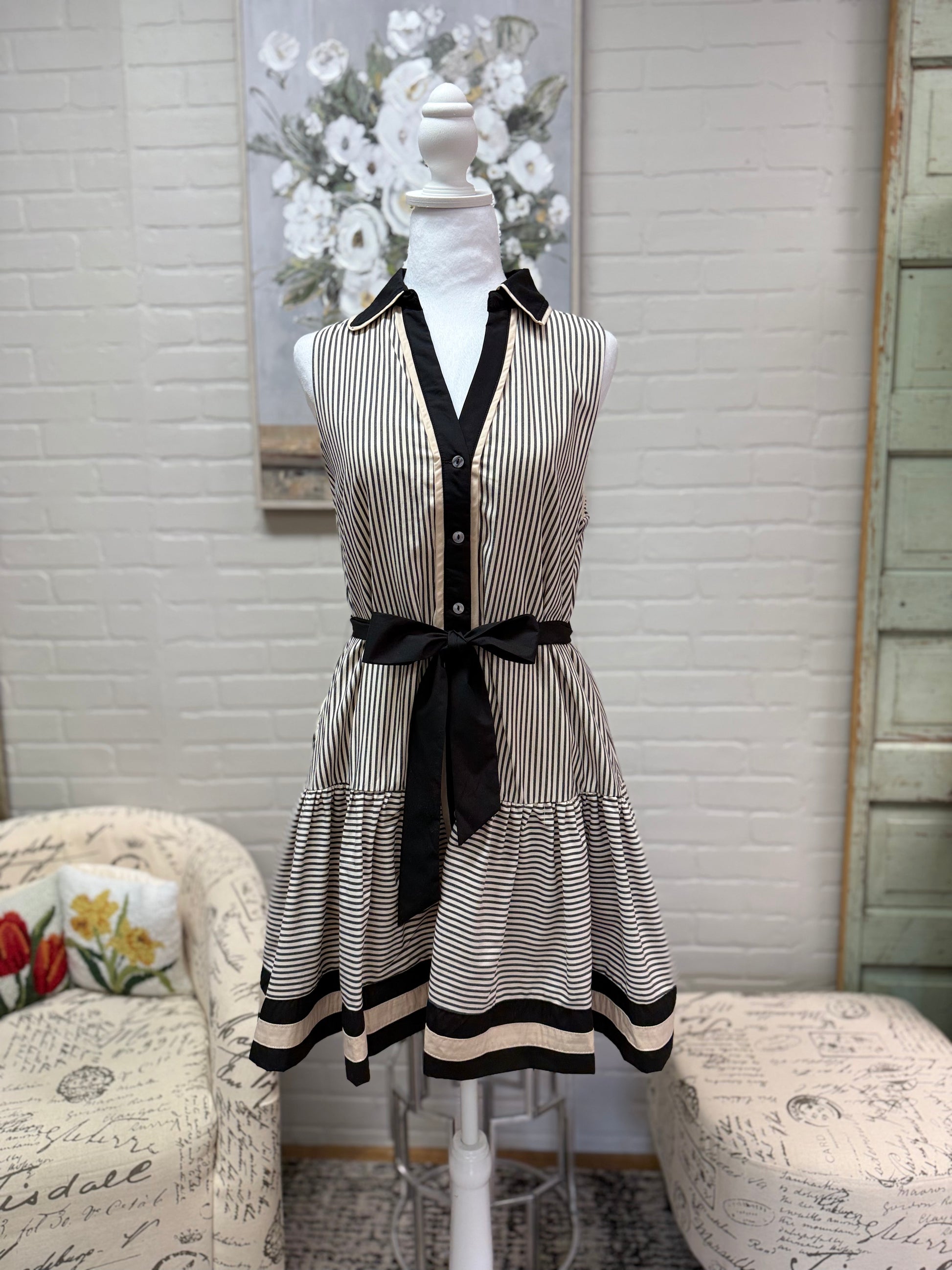Striped Mini Dress