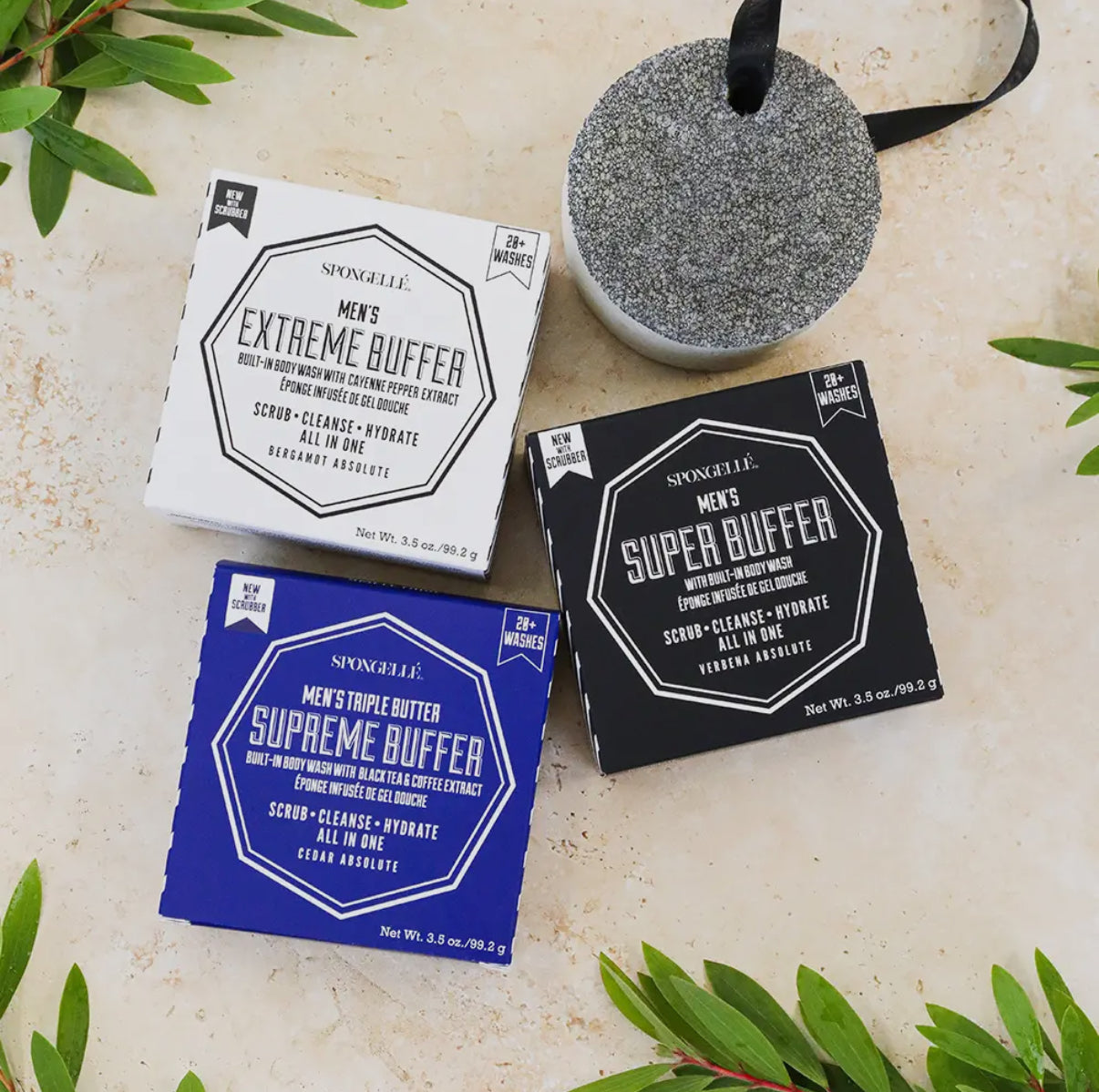 Mens Buffer Spongelle