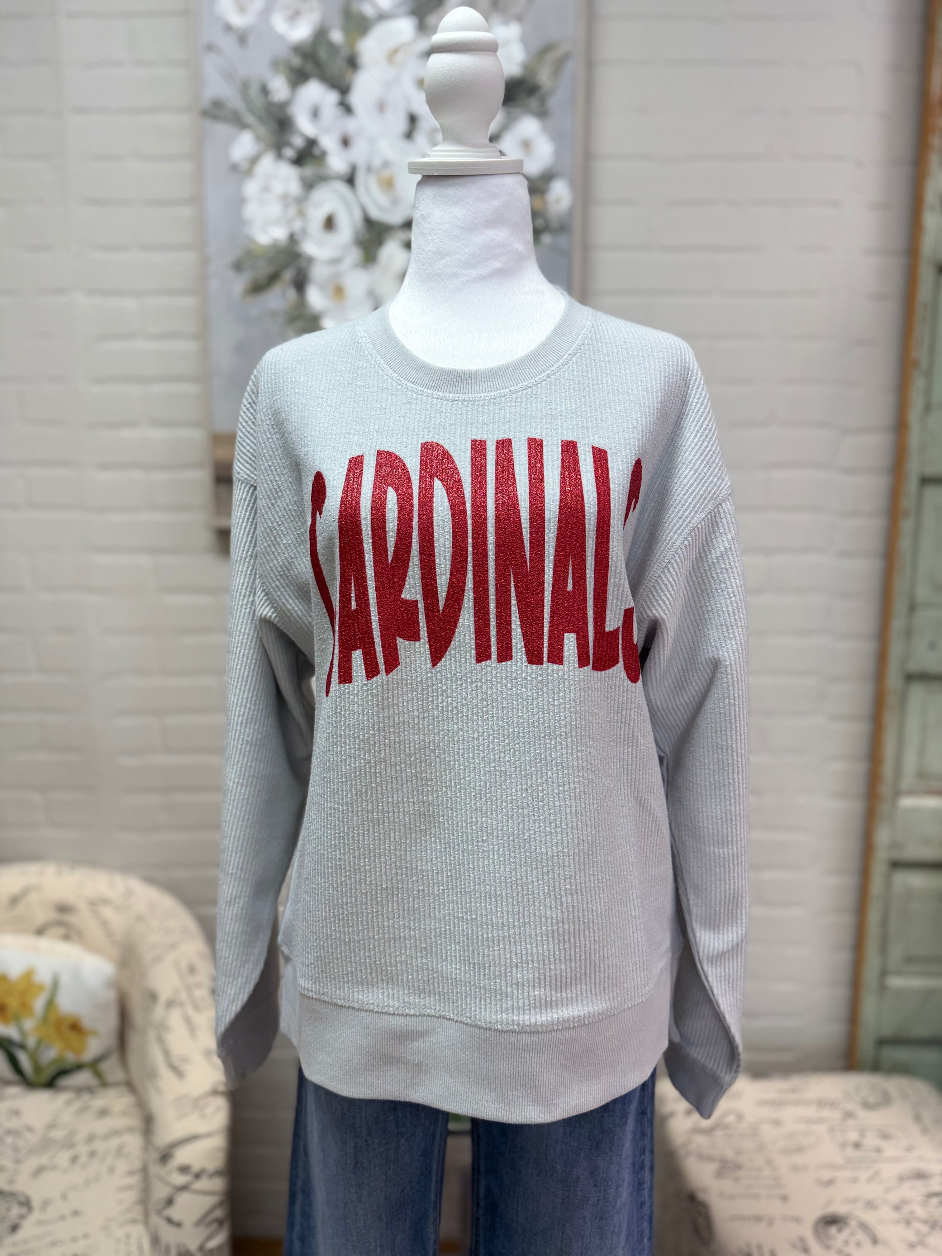 Glitter Cardinals Sweatshirt
