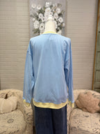 Blue & Yellow Sweatshirt