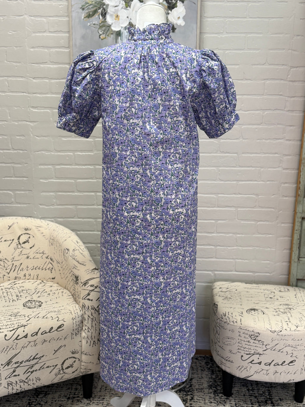 Lavender Button Down Dress